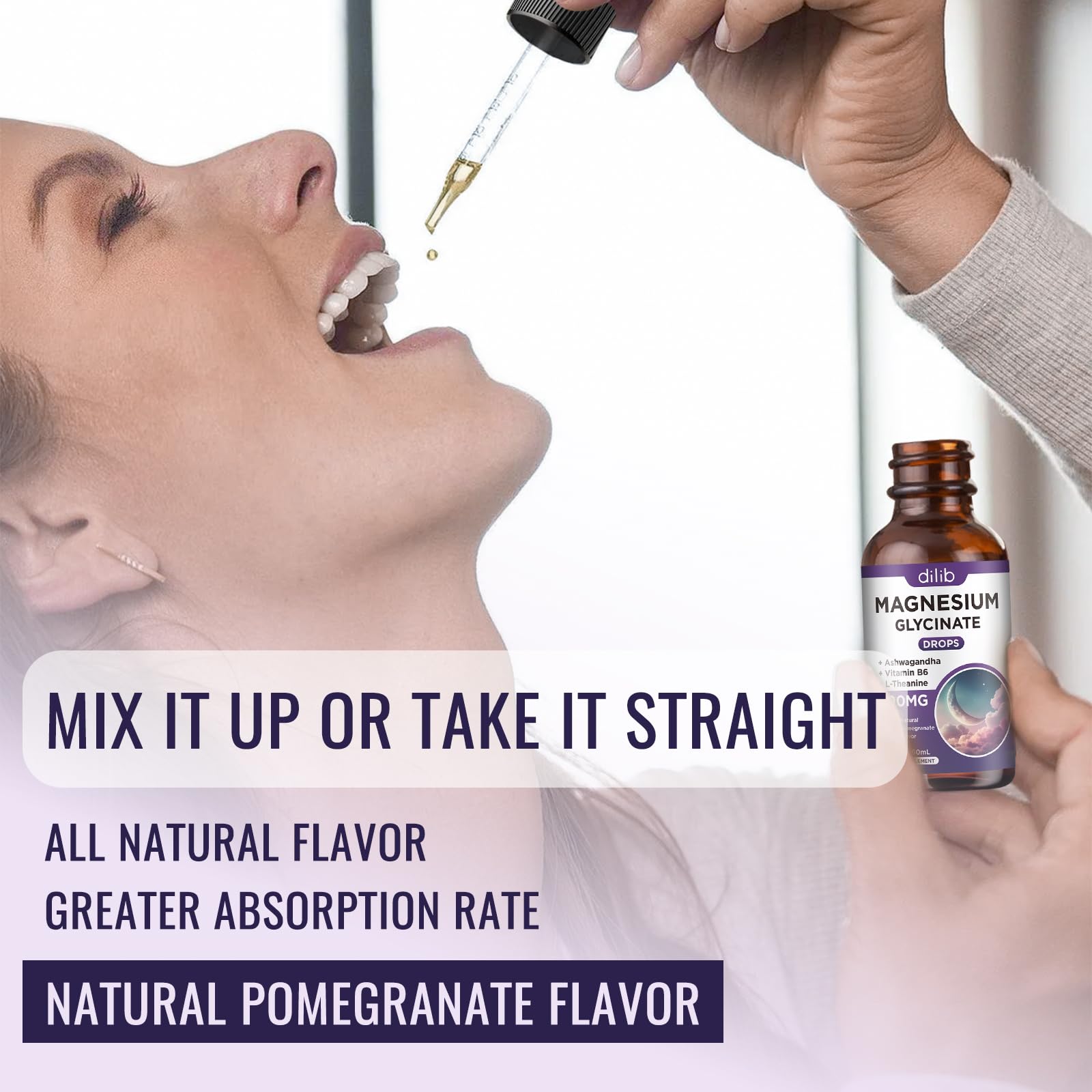dilib Magnesium Glycinate Drops 500mg nutritional information
