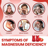 dilib Magnesium Glycinate Gummies 500mg close-up of gummies