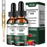 dilib Magnesium Glycinate Liquid Drops 500mg bottle front view
