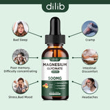 dilib Magnesium Glycinate Liquid Drops 60ml on a kitchen counter