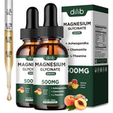 dilib Magnesium Glycinate Liquid Supplement 500mg 60ml front view