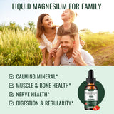 dilib Magnesium Glycinate Liquid Supplement 500mg bottle side view