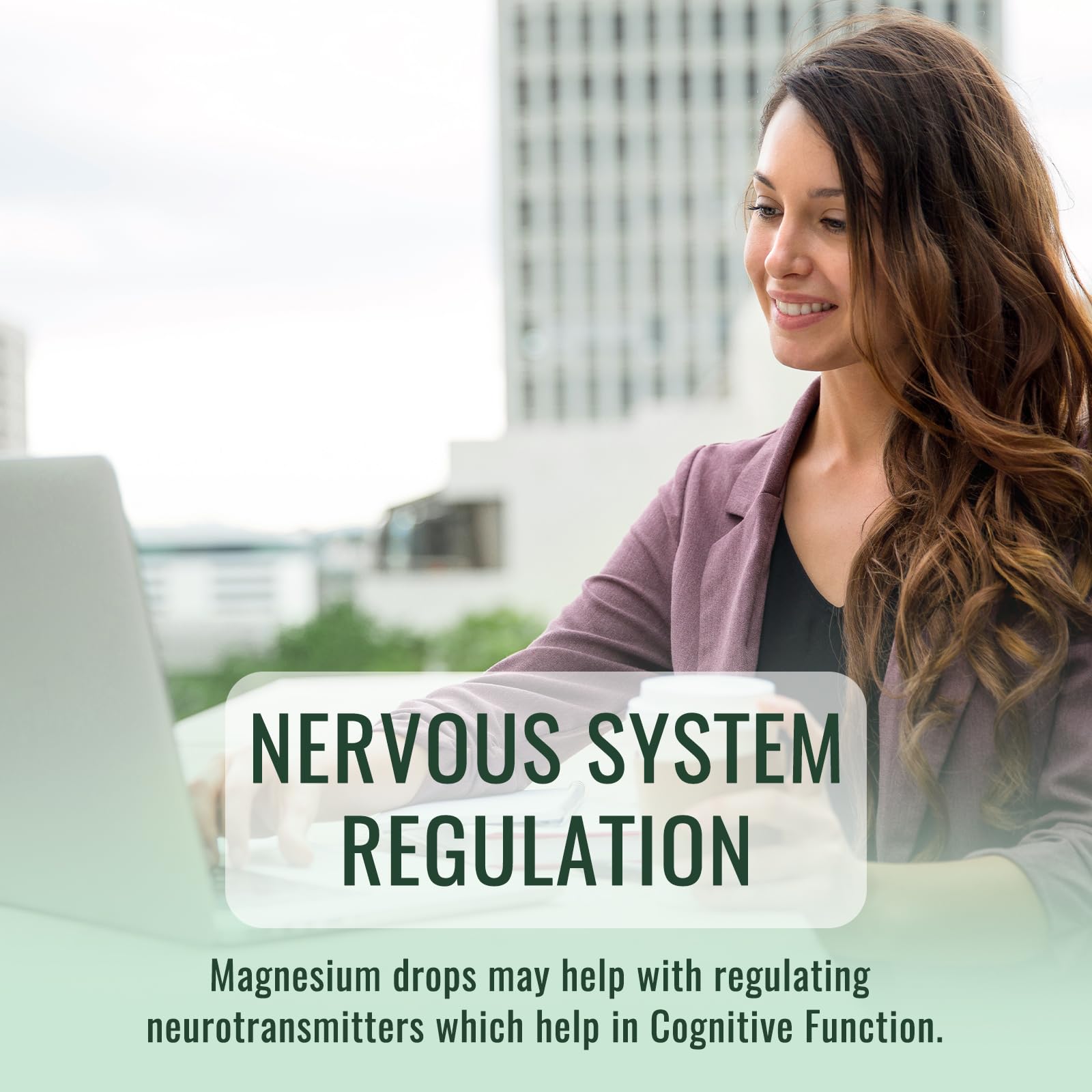 dilib Magnesium Glycinate Liquid Supplement 500mg with strawberry flavour