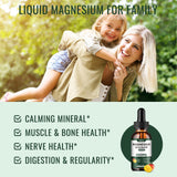 dilib Magnesium Glycinate Liquid Supplement 60ml bottle side view