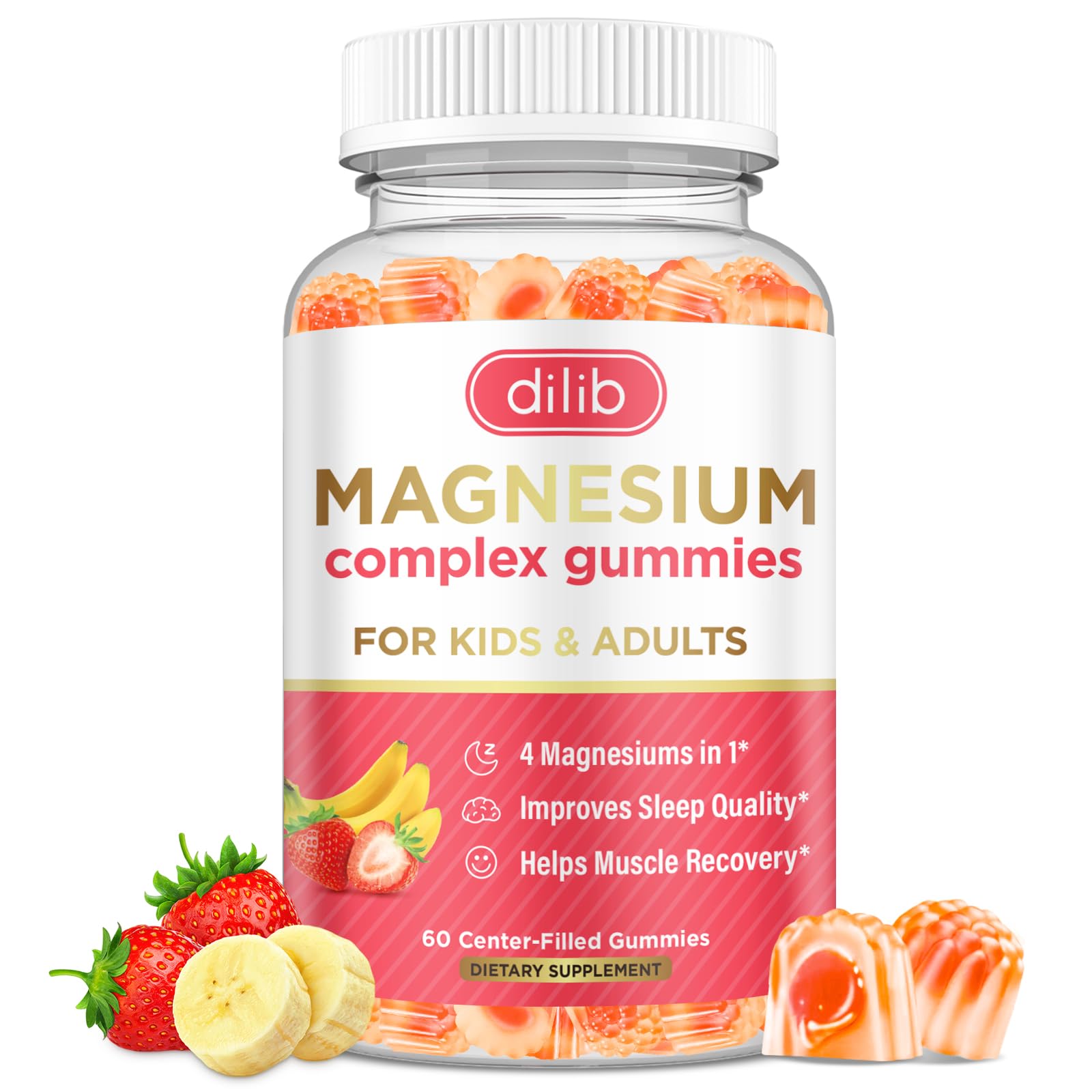 dilib Magnesium Gummies for Kids 200g front view