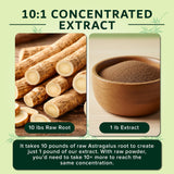 Dimmak Herbs Astragalus 10:1 Extract powder in a spoon