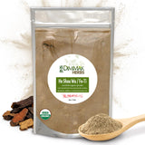 Dimmak Herbs He Shou Wu Organic Fo Ti Root Powder front view