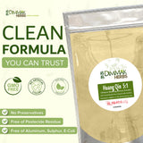 Dimmak Herbs Huang Qin Scutellaria Baicalensis 130g Powder texture close-up