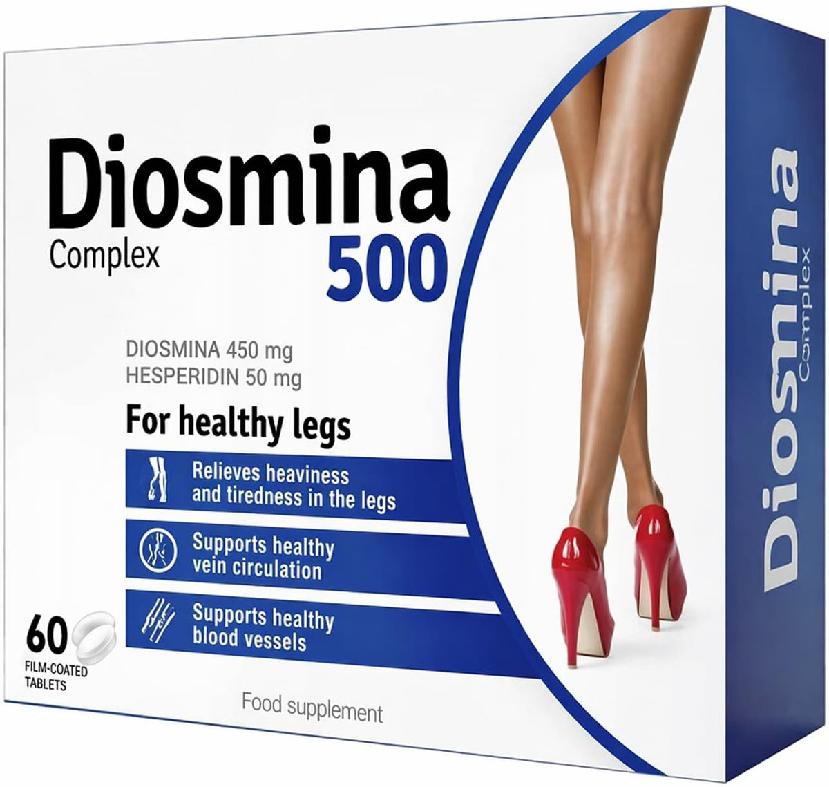 Diosmina Complex 60 tablets front view packaging