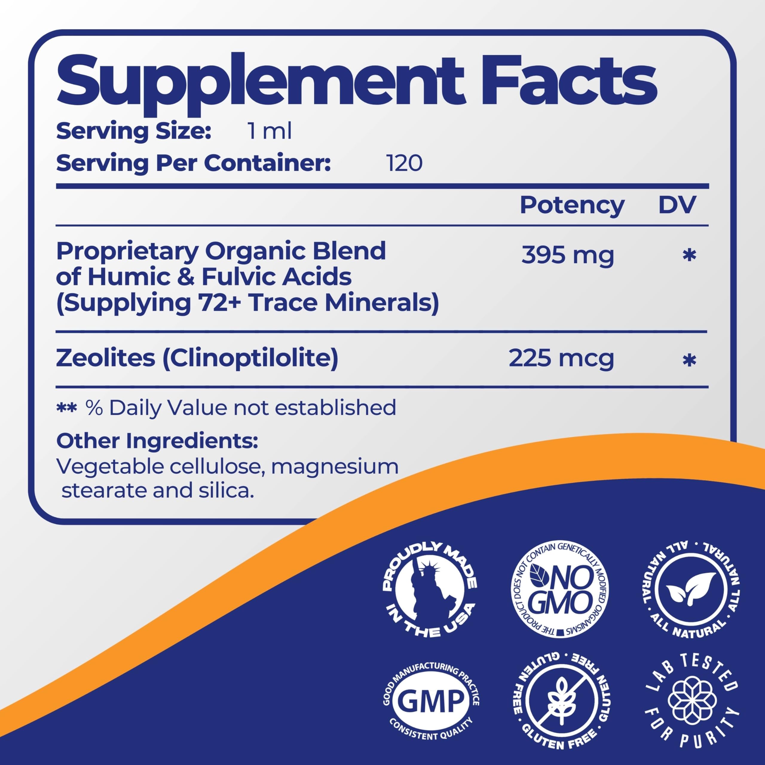 Dirobi Mimi’s Miracle Zeolites liquid supplement packaging