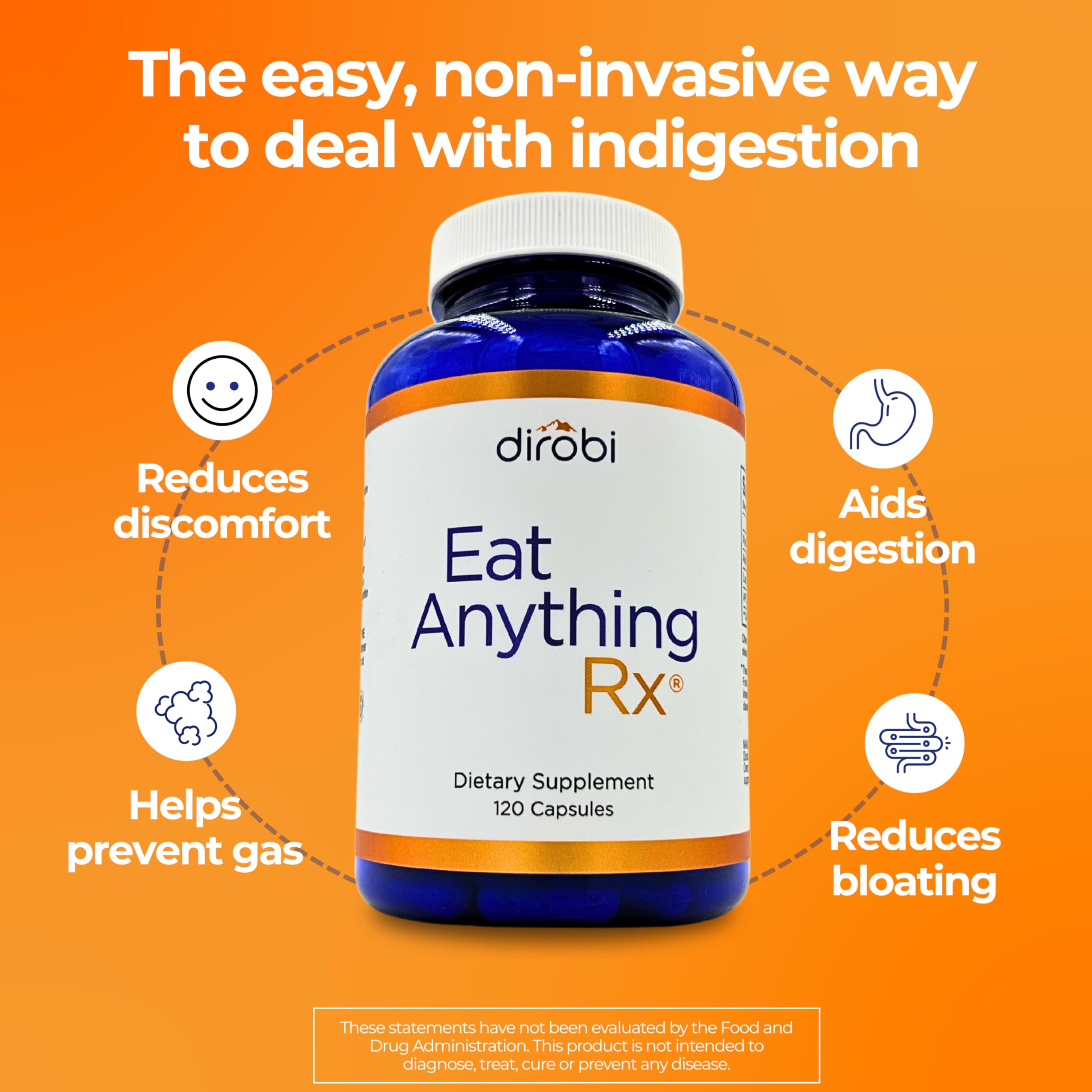 Dirobi Multi-Enzymes bottle with 60 capsules