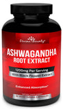 Divine Bounty Organic Ashwagandha 1200mg bottle front view