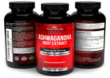 Divine Bounty Organic Ashwagandha ingredients list on packaging