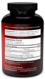 Divine Bounty Vitamin D3 & K2 3-in-1 Supplement side view with dosage details