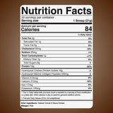 Divine Health Chocolate Flavour Hydrolyzed Collagen in a glass of smoothie