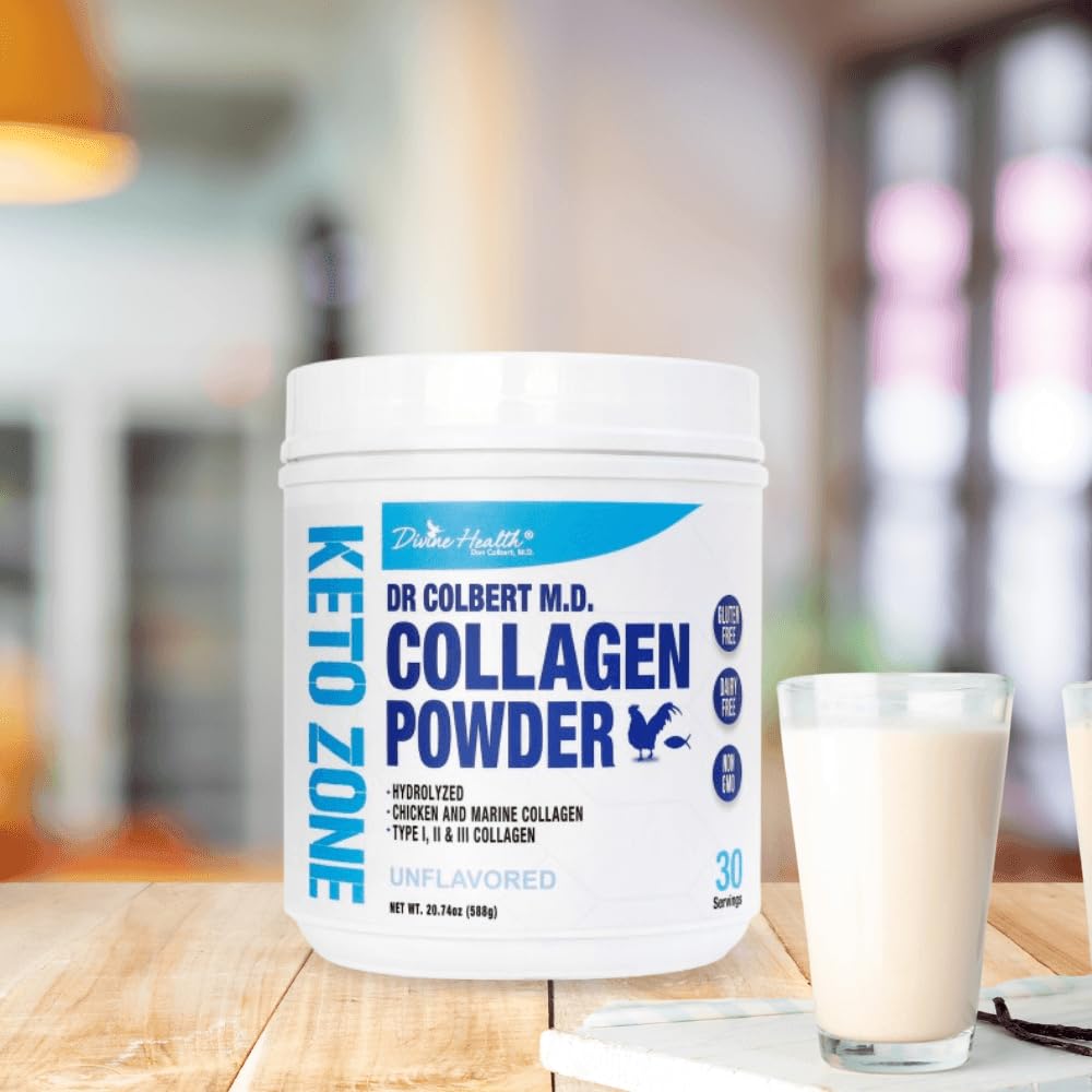 Divine Health Collagen Hydrolyzed 572g packaging