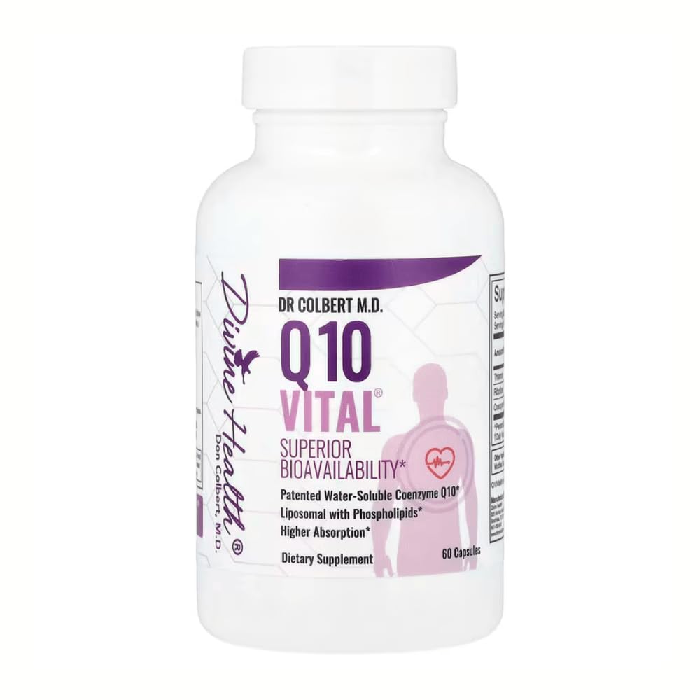 Divine Health CoQ10 Liposomal Supplement front view