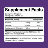 Divine Health CoQ10 Liposomal Supplement ingredients close-up