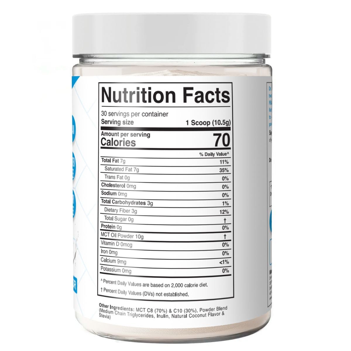 Divine Health MCT Oil Powder 315g serving suggestion