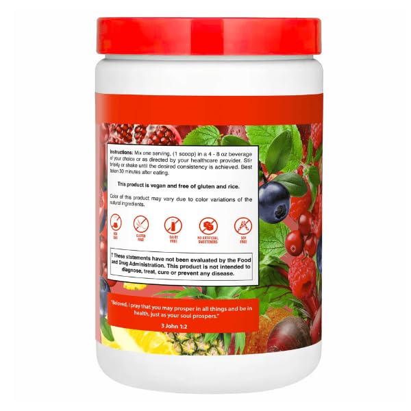 Divine Health Red Food 308g side view of packaging