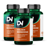 Divinity Nutra Berberine Capsules bottle front view with 180 capsules