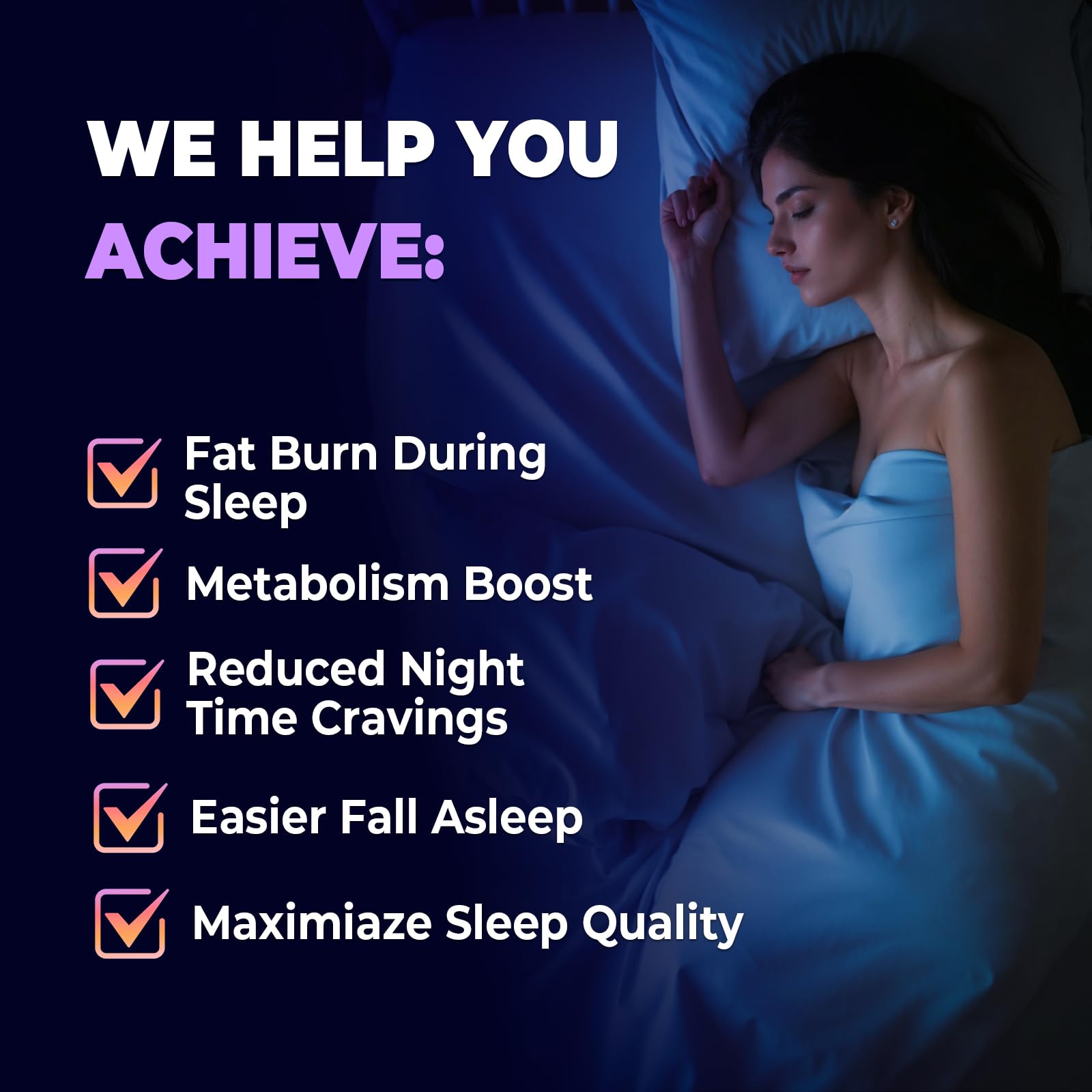 Divinity Nutra DN Sleep Burn 16-in-1 Supplement side view