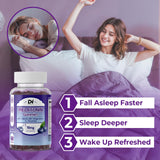 Divinity Nutra DN Sleep Gummies side view with nutritional information
