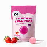 Divinity Nutra L-Glutathione Vitamin C Lollipops bag front view