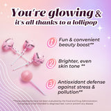 Divinity Nutra L-Glutathione Vitamin C Lollipops strawberry flavour