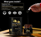 DLNIA Pure Himalayan Shilajit Resin close-up