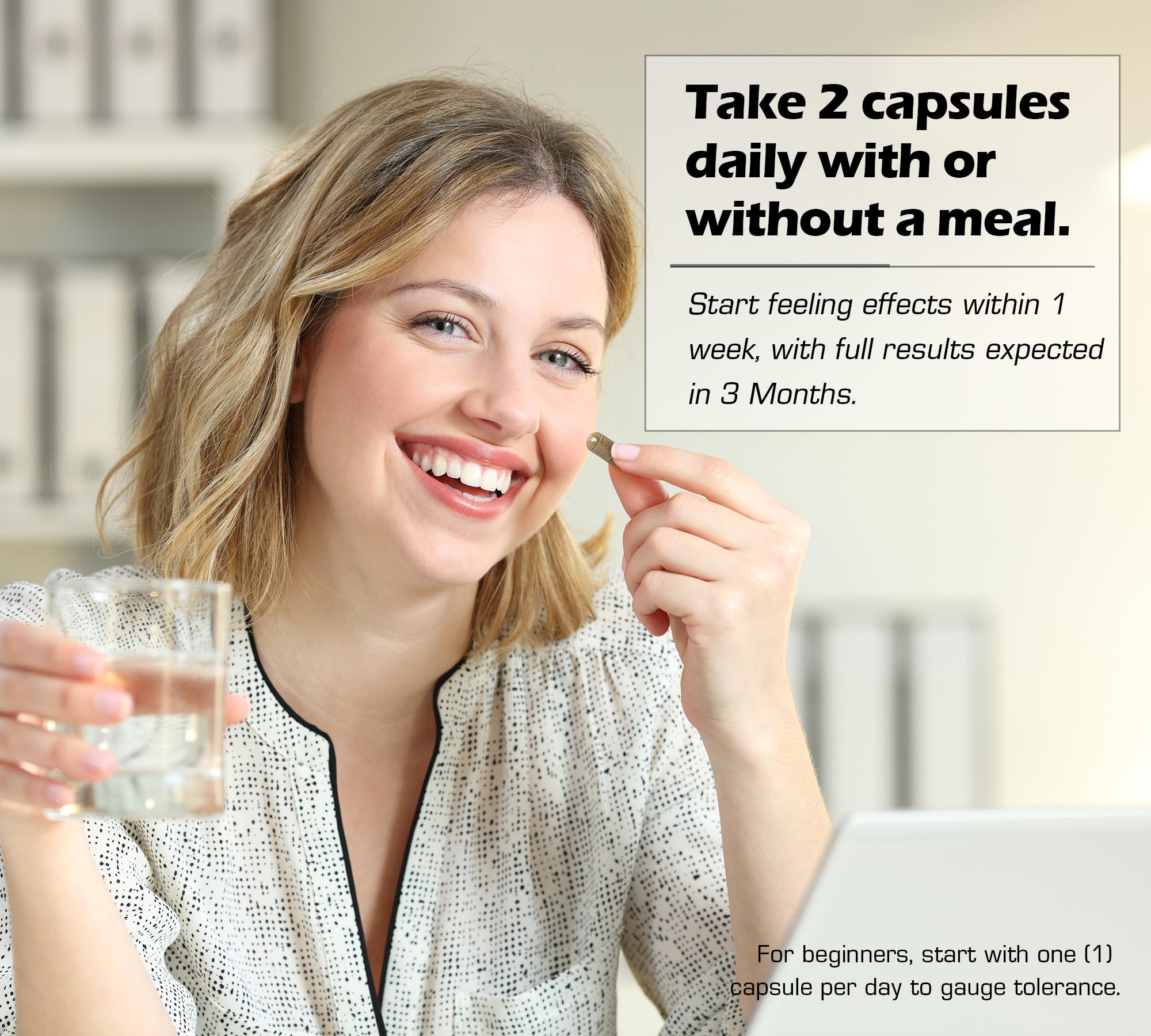 DLNIA Sea Moss All-in-1 Supplement packaging with ingredients