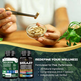 DLNIA Shilajit & Sea Moss Dynamic Vitality Bundle with lifestyle setting