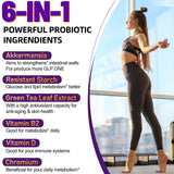 Dmeisy Akkermansia Probiotic Supplement 300 Billion AFU side view