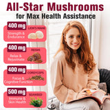Dmeisy Lions Mane Mushroom Complex 4000mg tablets ingredients list
