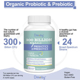 Dmeisy Probiotic Supplement 300 Billion CFU with organic herbs