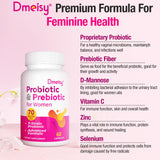 Dmeisy Women's Probiotics 70 Billion CFUs bottle on a table
