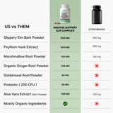 DMoose Fitness Slippery Elm Capsules 600mg ingredients list