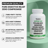 DMoose Fitness Slippery Elm Capsules 600mg opened bottle