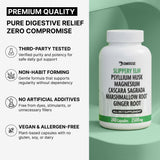 DMoose Fitness Slippery Elm Capsules opened bottle