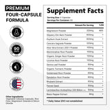 DMoose Fitness Slippery Elm Capsules side view