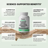 DMoose Fitness Slippery Elm Capsules with measuring spoon