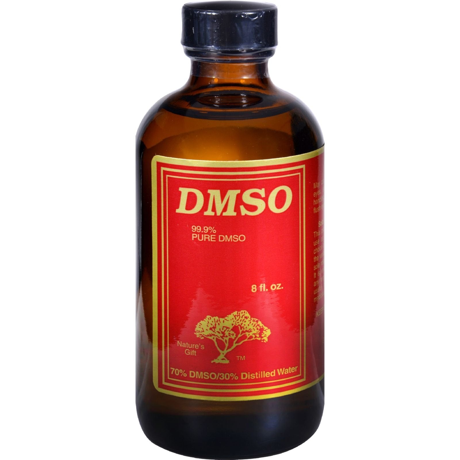 DMSO Liquid Unfragranced 4 oz bottle front view