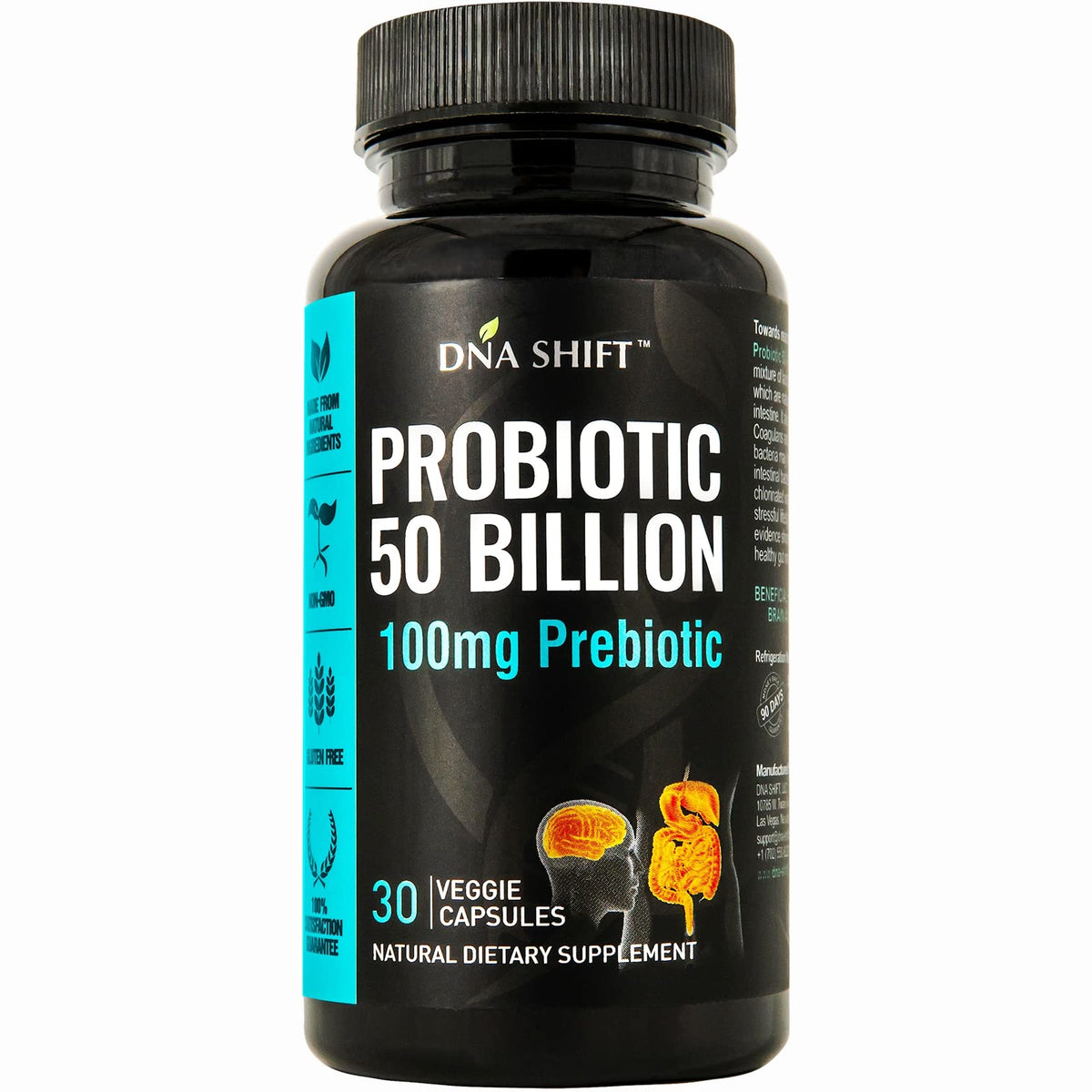DNA SHIFT Probiotic Acidophilus Supplement front view