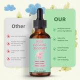 DNOUHN Gentle Liquid Parasite Cleanse 60ml with a glass of water