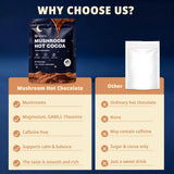 DNOUHN Magnesium Hot Cocoa packaging with a spoonful of powder