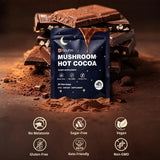 DNOUHN Magnesium Hot Cocoa pouch back view with nutritional information