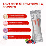 DNOUHN NAD+ Liquid Supplement ingredients list on packaging