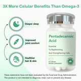 DNOUHN Pentadecanoic Acid Omega-3 Supplement capsule close-up