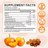 DNOUHN Pumpkin Seed Oil & Saw Palmetto Softgels bottle with label