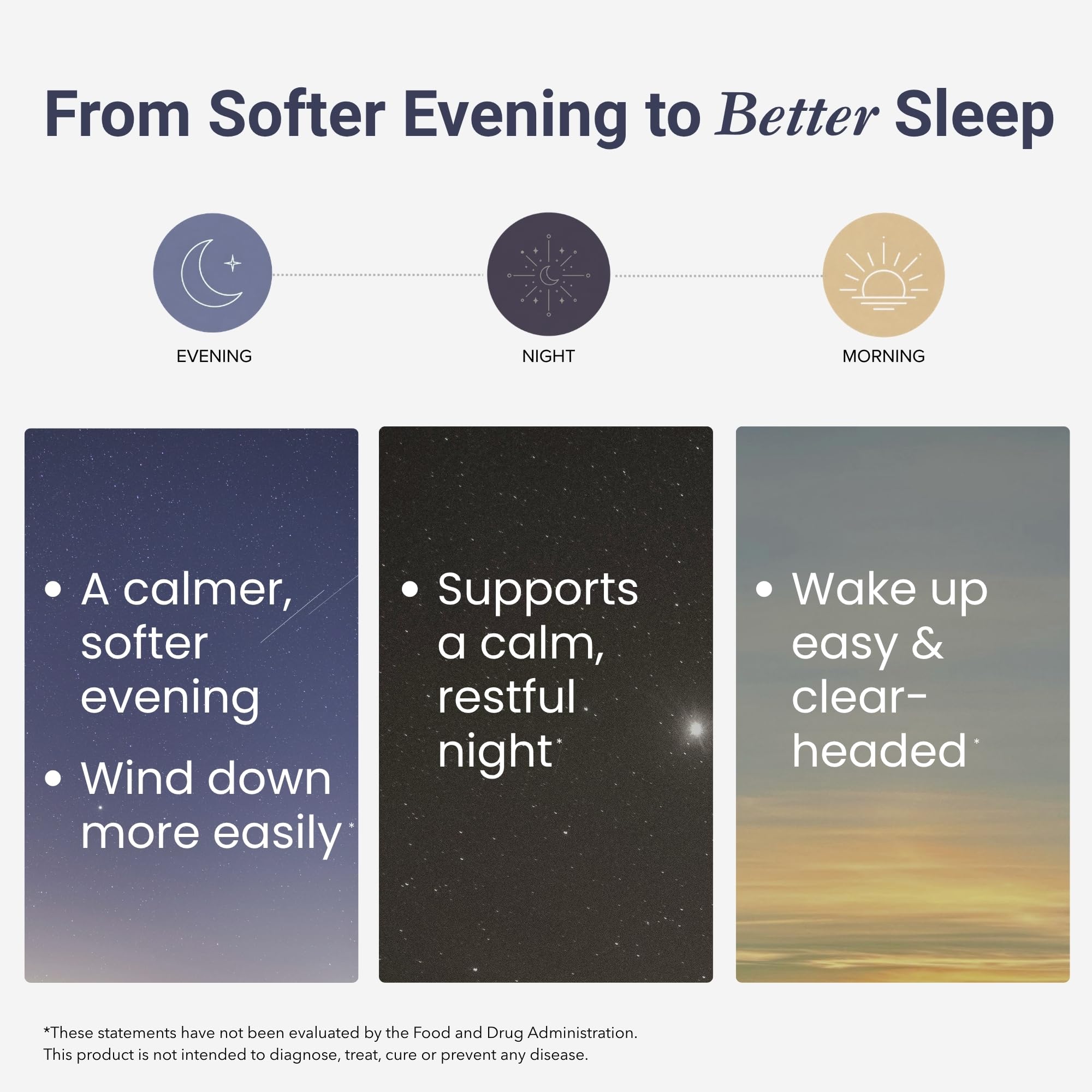 Dobel USA Calm & Sleep Gummies back view with ingredient list